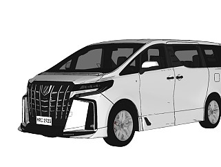 Toyota Alphard丰田埃尔法汽车精品模型